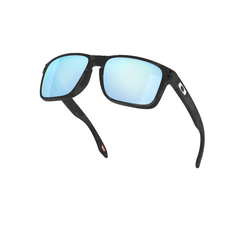 Load image into Gallery viewer, Oakley Holbrook Polarized Sunglasses - Matte Black Camo/Prizm Deep Water 5
