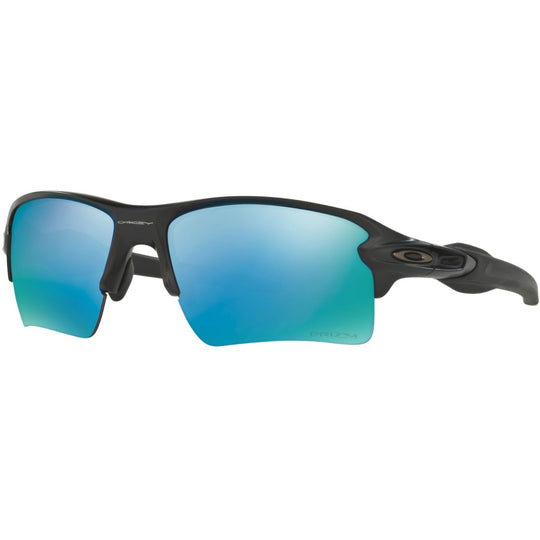 Oakley Flak 2.0 XL Polarized Sunglasses - Matte Black/Prizm Deep Water