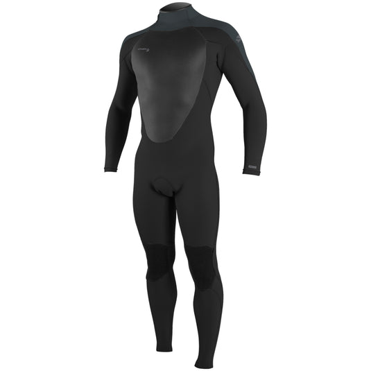 O'Neill Epic 3/2 Back-Zip Wetsuit - Blk/Gunmtl/Blk 1