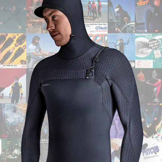 O'Neill Hyperfreak 4/3+ Hooded Chest-Zip Wetsuit • 2024 3