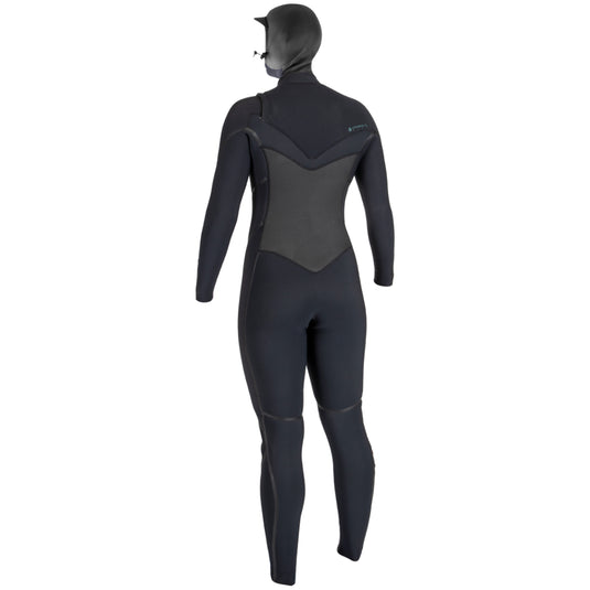 O'Neill Women's Psycho Tech 5.5/4+ Hooded Chest-Zip Wetsuit 2