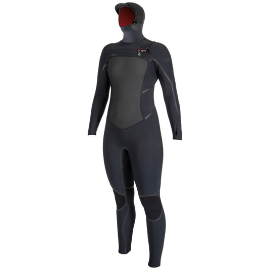 O'Neill Women's Psycho Tech 5.5/4+ Hooded Chest-Zip Wetsuit 1