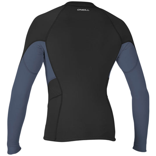 O'Neill Women's Bahia 1mm Chest-Zip Jacket - Black/Mist 2