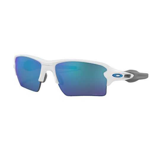 Oakley Flak 2.0 XL Sunglasses - Polished White/Prizm Sapphire