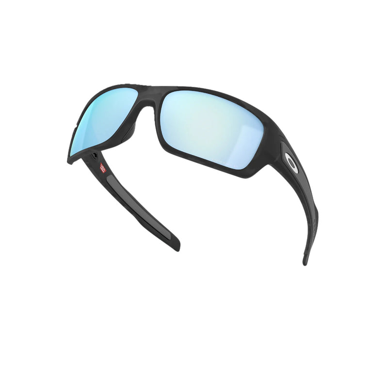 Load image into Gallery viewer, Oakley Turbine Polarized Sunglasses - Matte Black Camo/Prizm Deep Water 5
