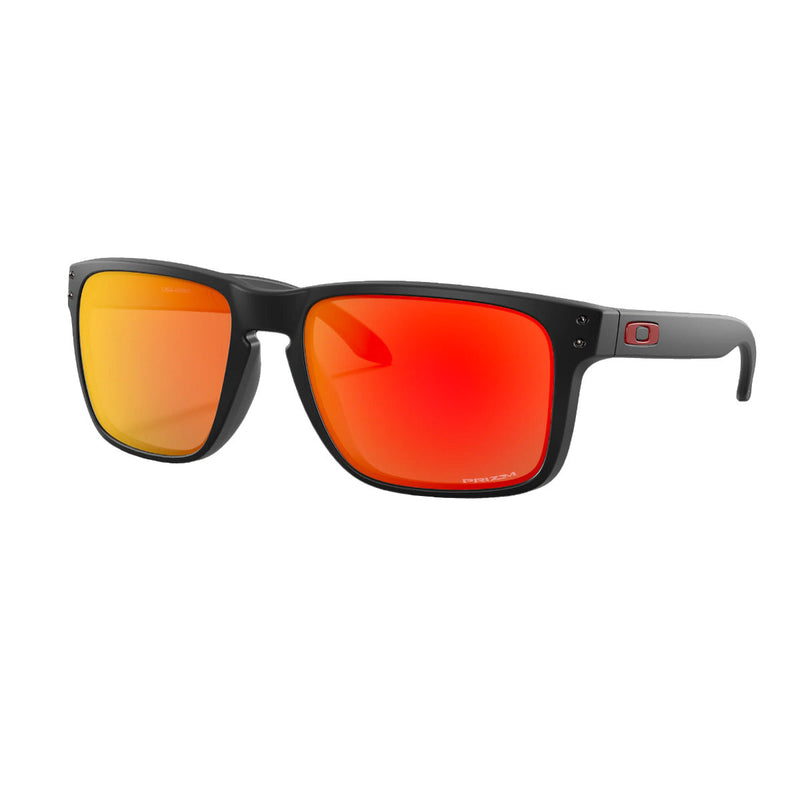 Load image into Gallery viewer, Oakley Holbrook XL Sunglasses - Matte Black/Prizm Ruby 1
