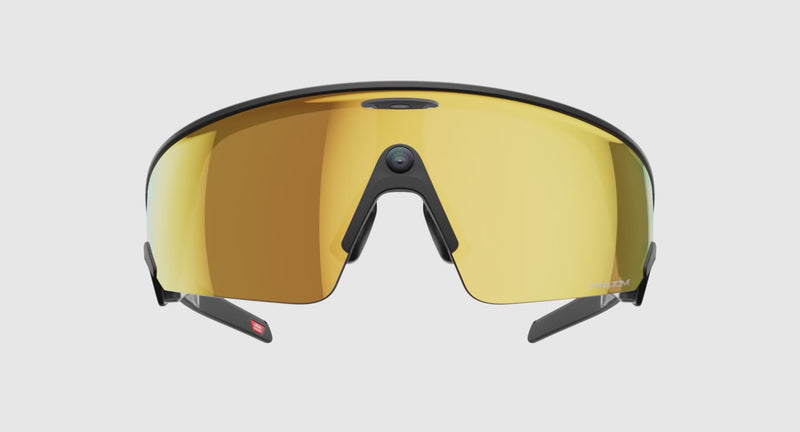 Load and play video in Gallery viewer, Oakley Meta Vanguard Sunglasses - Black/Prizm 24k 8
