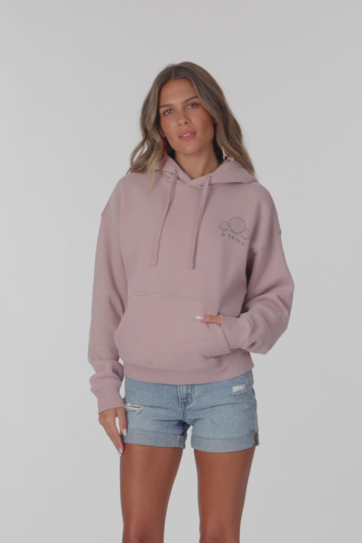 Load and play video in Gallery viewer, O'Neill Women's Sunshell Relaxed Pullover Hoodie 
