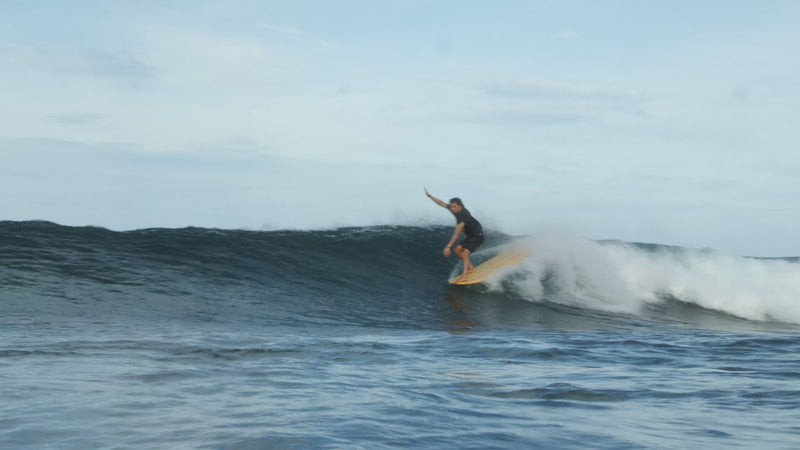 Load and play video in Gallery viewer, Torq Edouard Delpero Classic TET 9'2 × 23 × 3 ⅛ Surfboard - Cream 5
