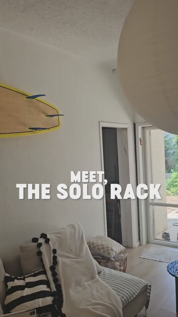 Load and play video in Gallery viewer, Liss The Solo Rack Surfboard Wall Mount 9
