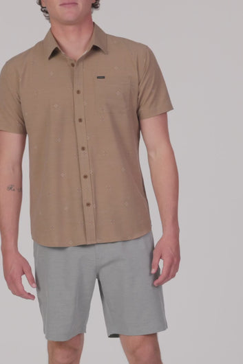 O'Neill TRVLR UPF Traverse Short Sleeve Button-Up Shirt 9