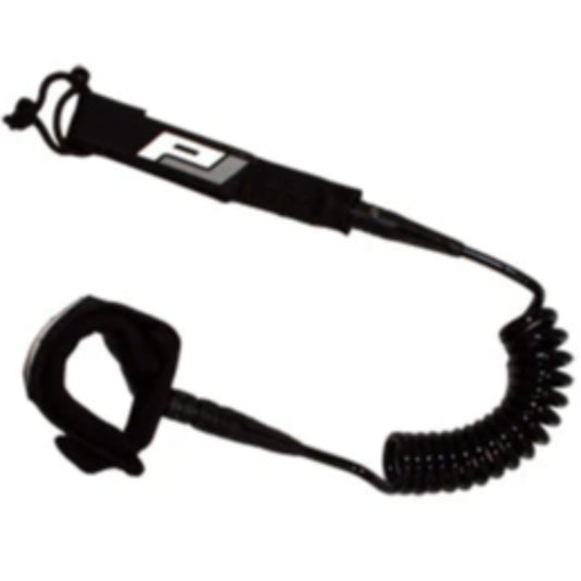 Pro-Lite Coiled Wrist Bodyboard Leash - Black • 2024 1