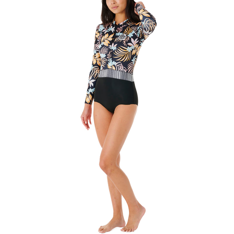 Load image into Gallery viewer, Rip Curl Women's Playa Bella G-Bomb Long Sleeve High Cut Front-Zip Spring Wetsuit • 2023 1
