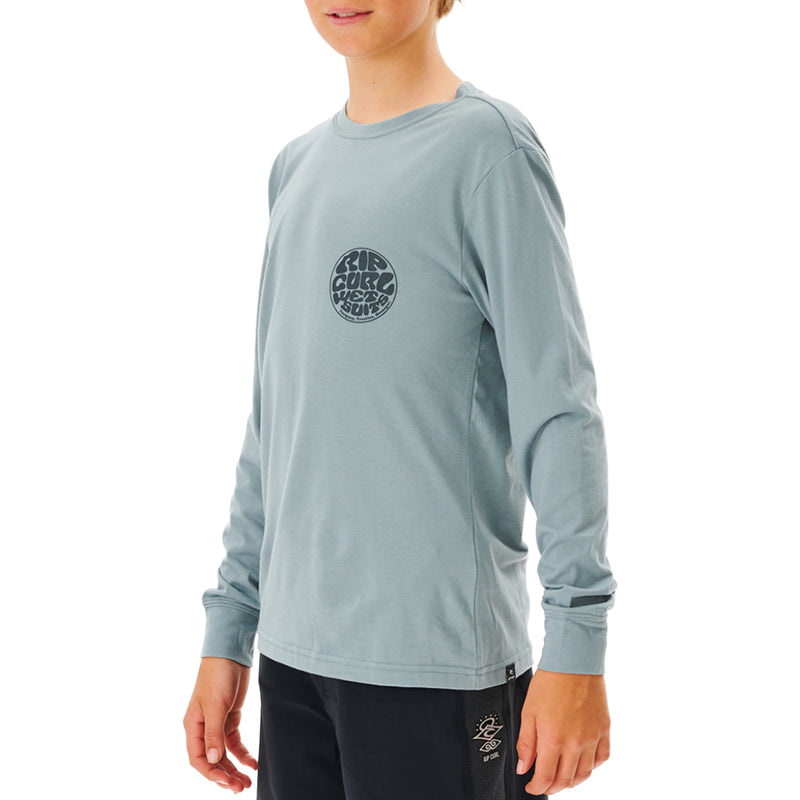 Load image into Gallery viewer, Rip Curl Youth Icons Long Sleeve Rash Guard 17
