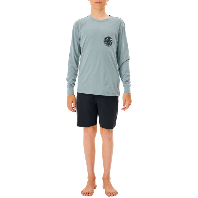 Load image into Gallery viewer, Rip Curl Youth Icons Long Sleeve Rash Guard 15

