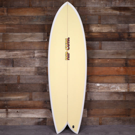 Rip Curl Twin PU 6'0 × 21 ½ × 2 ¾ Surfboard - Clear/Natural