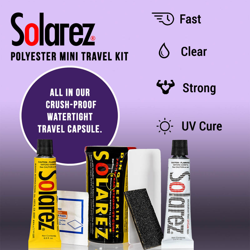 Load image into Gallery viewer, Solarez Polyester Mini Travel Ding Repair Kit 4
