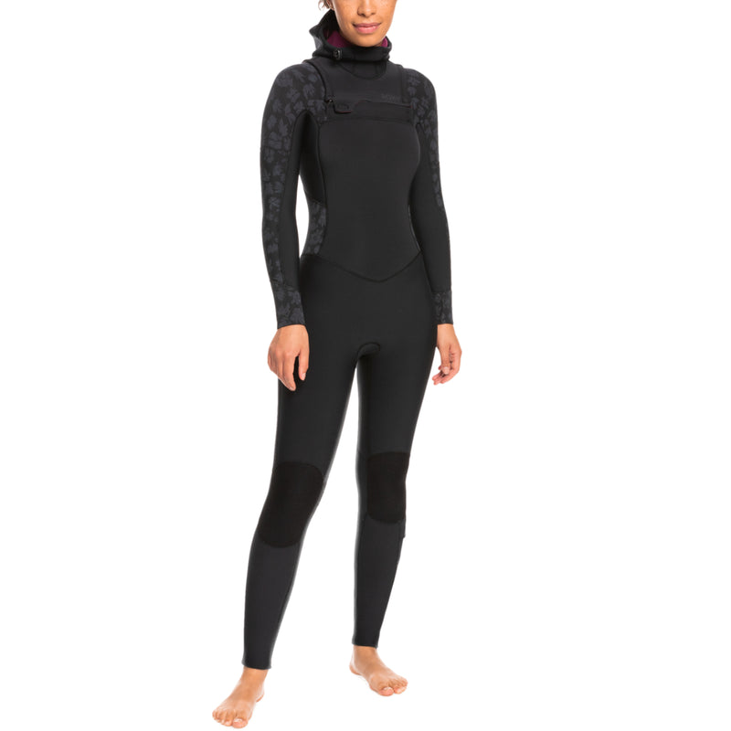 Load image into Gallery viewer, Roxy Women's Swell Series 5/4/3 Hooded Chest-Zip Wetsuit 1
