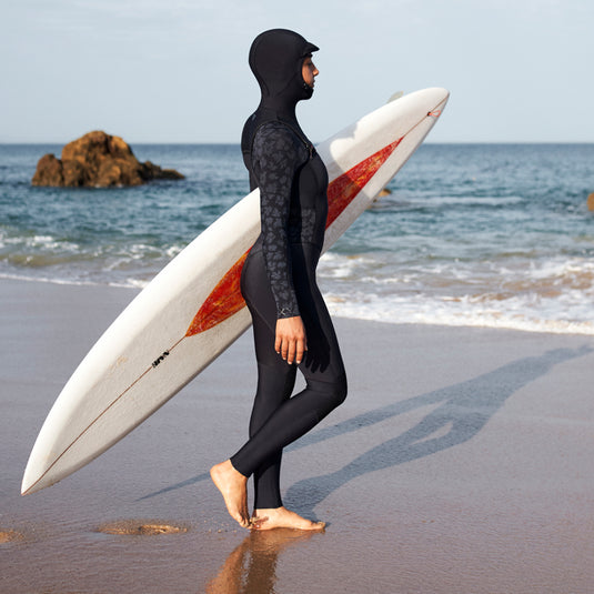Roxy Women's Swell Series 5/4/3 Hooded Chest-Zip Wetsuit 9