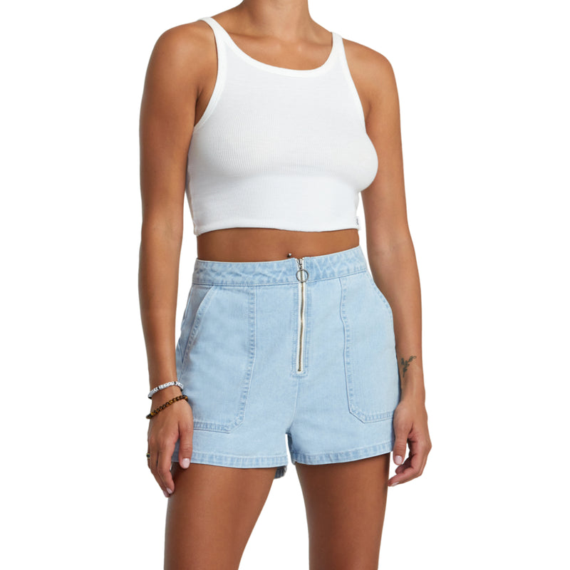 Load image into Gallery viewer, RVCA Women's Goldie Denim Shorts 5
