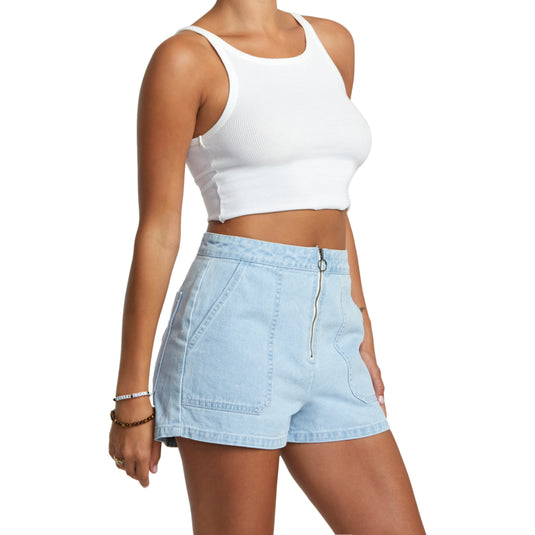 RVCA Women's Goldie Denim Shorts 6