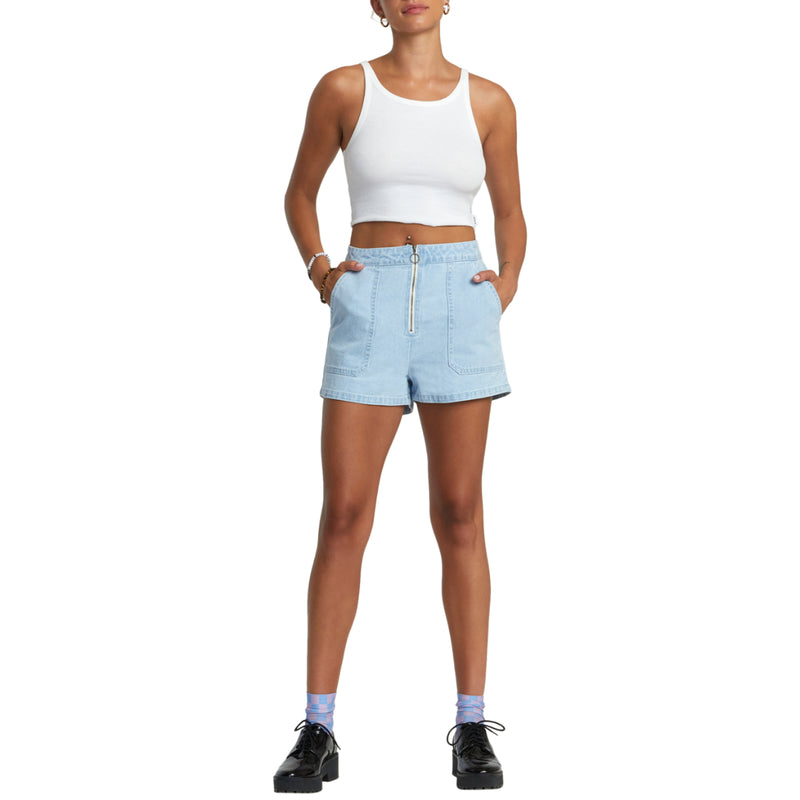 Load image into Gallery viewer, RVCA Women's Goldie Denim Shorts 8
