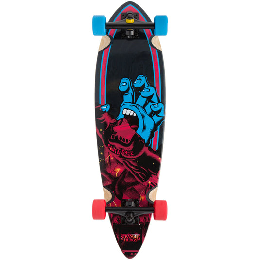 Santa Cruz Stranger Things Screaming Hand Pintail 33" Longboard Complete 1