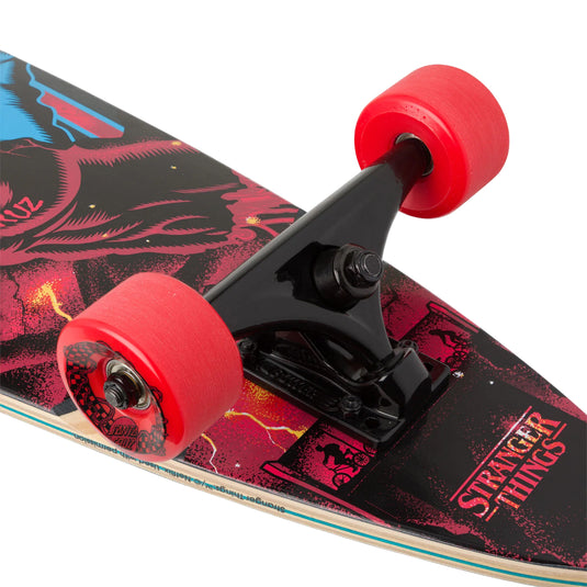 Santa Cruz Stranger Things Screaming Hand Pintail 33" Longboard Complete 4