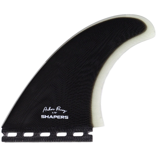 Shapers Asher Pacey Single Tab Twin + 1 Fin Set - 5.79" 8