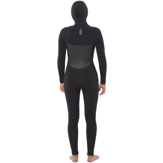 Sisstr Women's 7 Seas 6/5 Hooded Chest-Zip Wetsuit