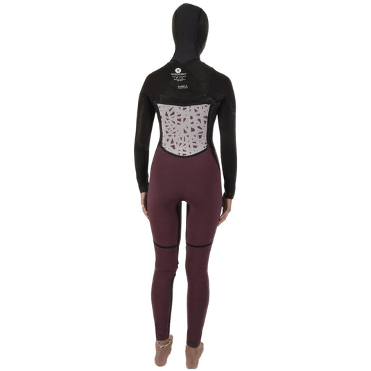 Sisstr Women's 7 Seas 6/5 Hooded Chest-Zip Wetsuit