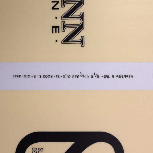Slater Designs FRK+ I-Bolic 5'10 × 18 ¾ × 2 ½ Surfboard - Beige 4