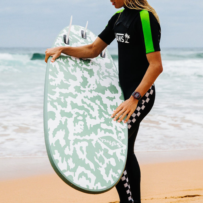 Load image into Gallery viewer, Softech Bomber 6'10 × 21 ½ × 3 Soft Surfboard - Gray/Dusty Red 6
