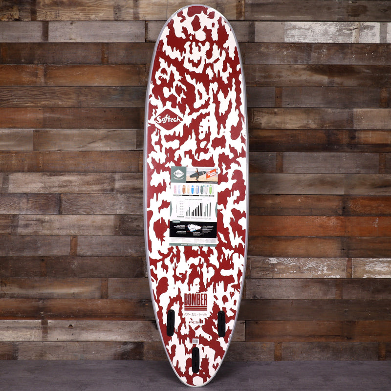 Load image into Gallery viewer, Softech Bomber 6'10 × 21 ½ × 3 Soft Surfboard - Gray/Dusty Red 2
