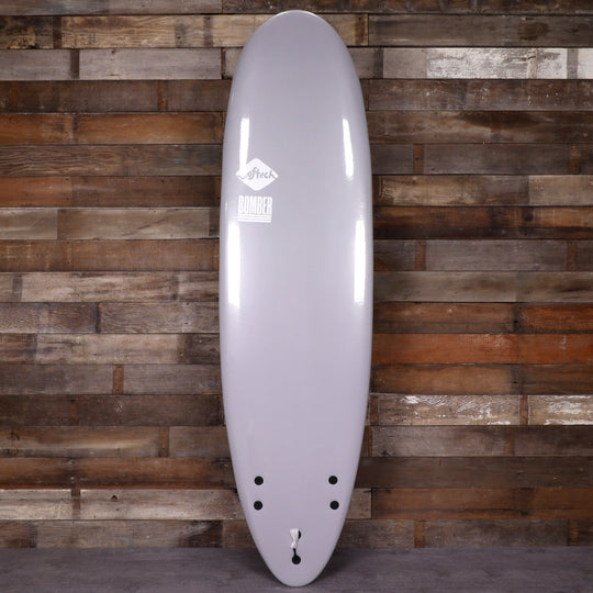Softech Bomber 6'10 × 21 ½ × 3 Soft Surfboard - Gray/Dusty Red