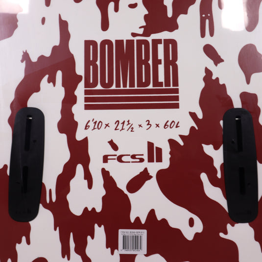 Softech Bomber 6'10 × 21 ½ × 3 Soft Surfboard - Gray/Dusty Red 4