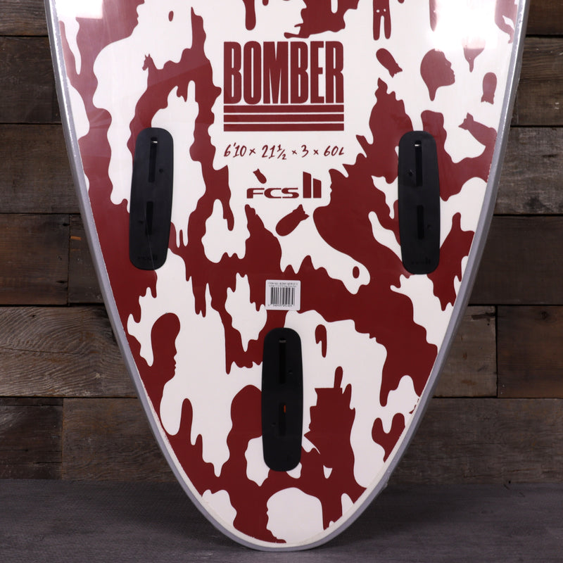 Load image into Gallery viewer, Softech Bomber 6'10 × 21 ½ × 3 Soft Surfboard - Gray/Dusty Red 3

