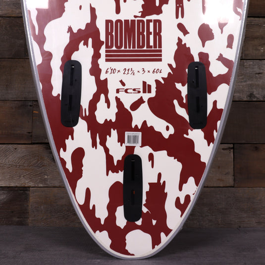 Softech Bomber 6'10 × 21 ½ × 3 Soft Surfboard - Gray/Dusty Red 3
