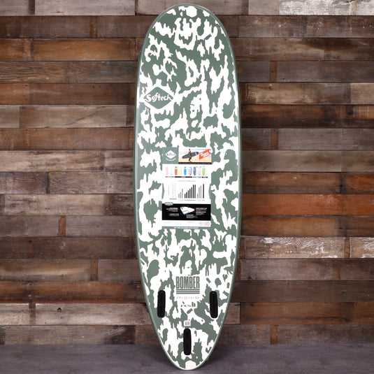 Softech Bomber 6'4 × 21 × 3 Soft Surfboard - Smoke Green/White 2