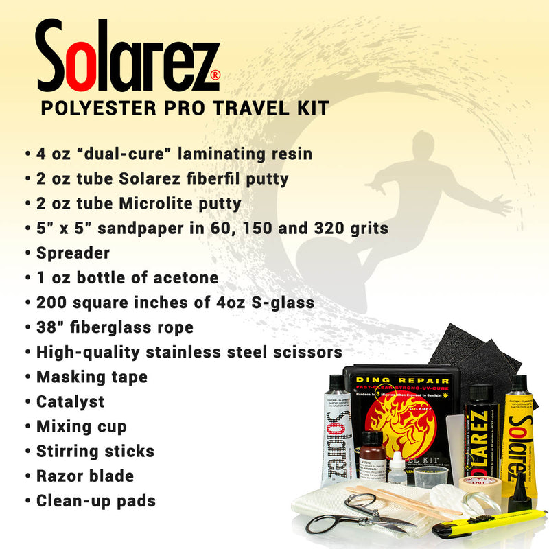 Load image into Gallery viewer, Solarez Polyester Pro Travel Ding Repair Kit 3
