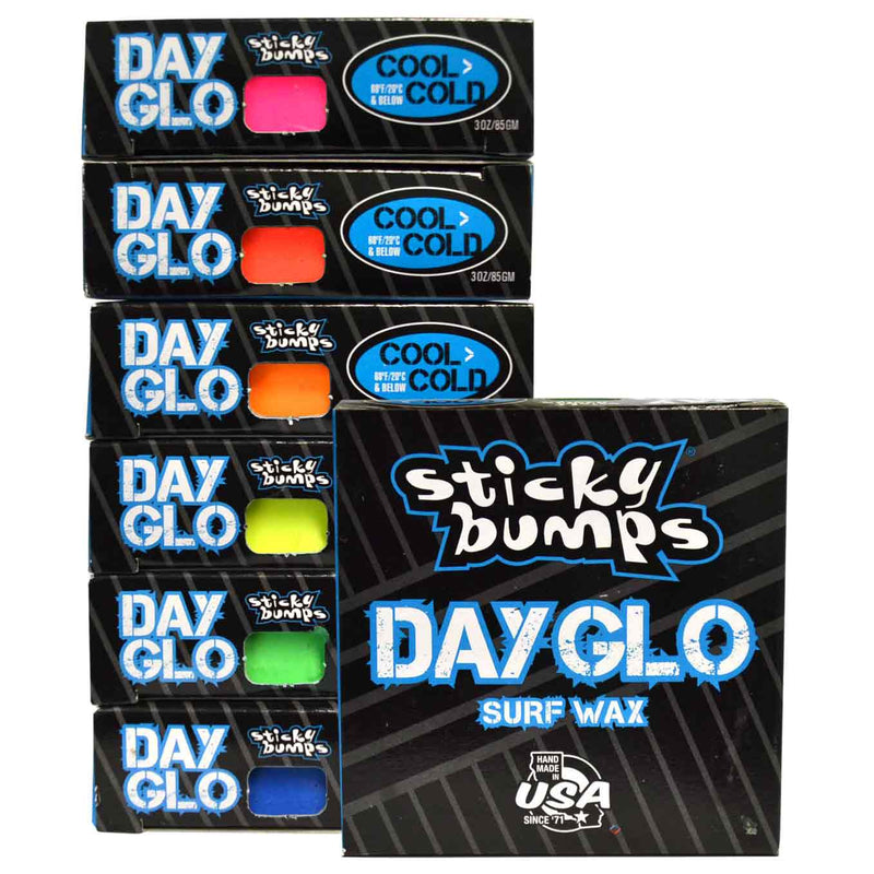 Load image into Gallery viewer, Sticky Bumps Day Glo Cool/Cold Surf Wax 20
