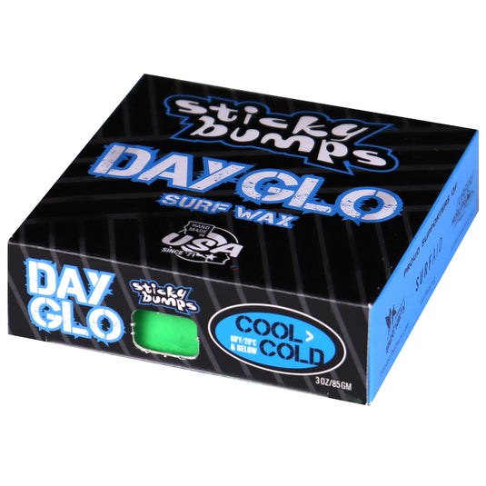 Sticky Bumps Day Glo Cool/Cold Surf Wax 10