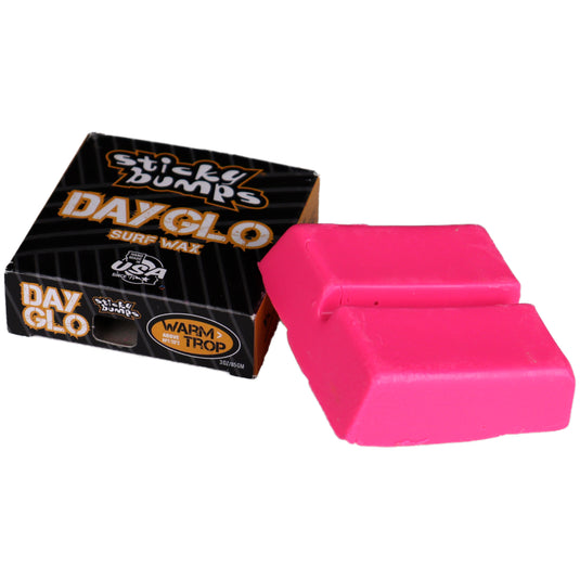 Sticky Bumps Day-Glo Warm/Tropical Surf Wax 17