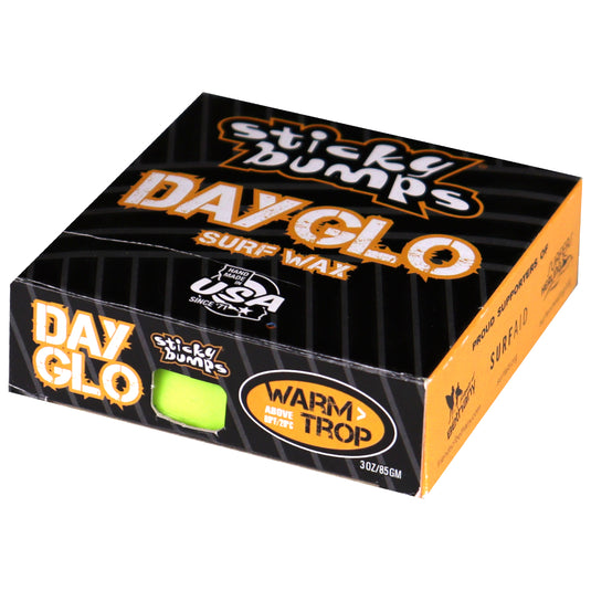 Sticky Bumps Day-Glo Warm/Tropical Surf Wax 7