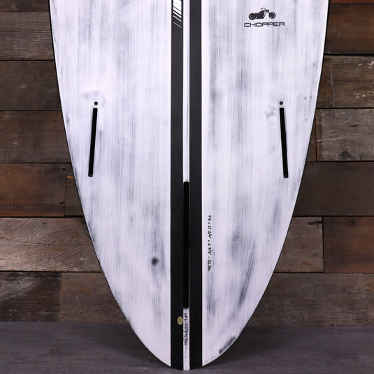 Torq Chopper ACT 7'6 × 21 ¾ × 2 ⅞ Surfboard - Black Rails 3