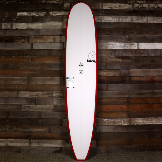Torq Longboard TET 9'1 × 23 × 3 ⅛ Surfboard - Red Rail Pinline 1
