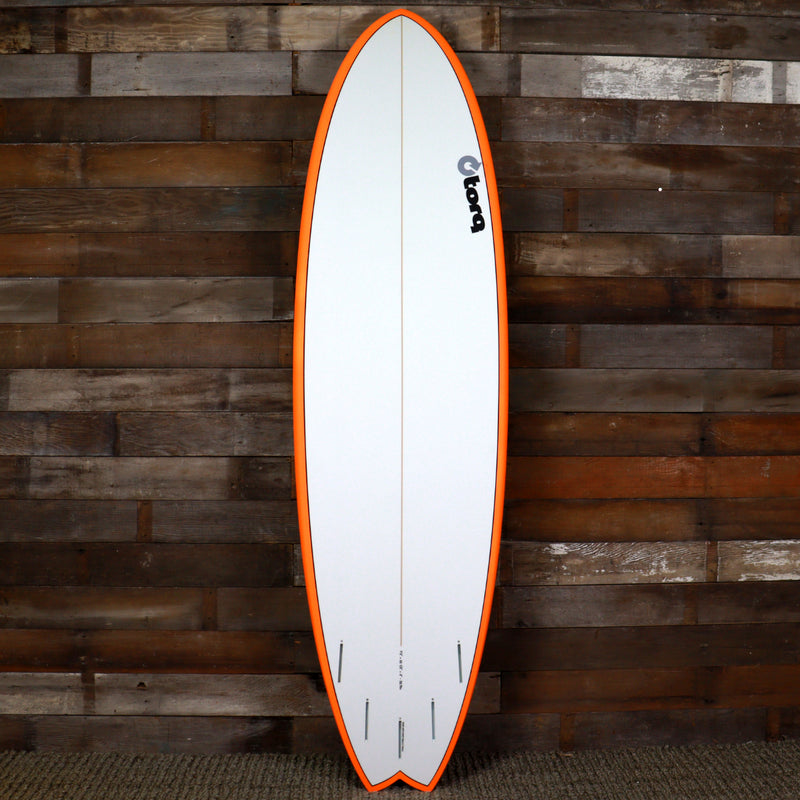 Load image into Gallery viewer, Torq ModFish TET 7'2 × 22 ½ × 3 Surfboard - Orange Rail Pinline • DAMAGED 2
