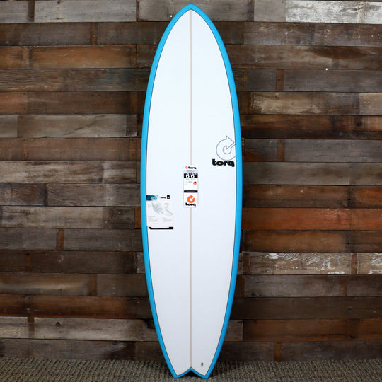 Torq ModFish TET 6'6 × 21 × 2 ⅝ Surfboard - Miami Blue Pinline