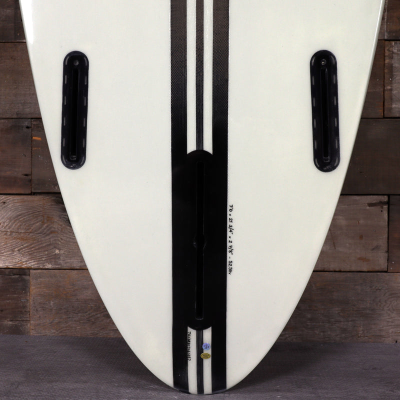 Load image into Gallery viewer, Torq Chopper TEC 7'6 × 21 ¾ × 2 ⅞ Surfboard - Gray Polished 3
