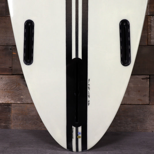 Torq Chopper TEC 7'6 × 21 ¾ × 2 ⅞ Surfboard - Gray Polished 3